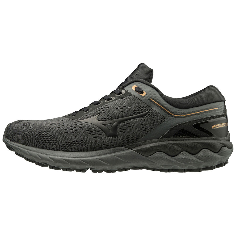 Zapatillas Running Mizuno Wave Skyrise Hombre Gris/Negras Outlet QMHO-25178